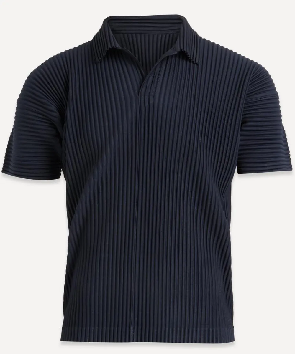 Homme Plisse Issey Miyake Tops^Pleated Polo Shirt