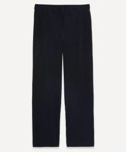 Homme Plisse Issey Miyake Trousers^Pleated Straight Leg Trousers