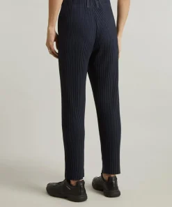 Homme Plisse Issey Miyake Trousers^Pleated Straight Leg Trousers