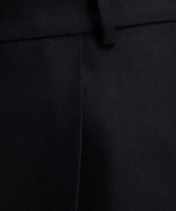 Dries Van Noten Trousers^Pleated Straight-Leg Wool Trousers