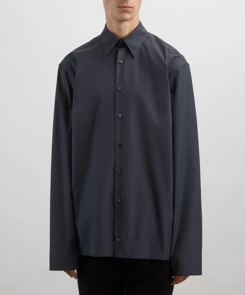 Rier Shirts^Plombe Cotton Poplin Shirt