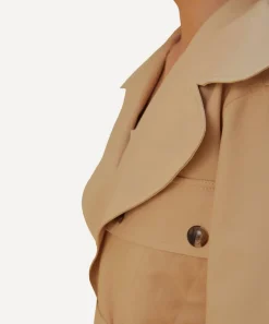 FARM Rio Coats & Jackets^Pockets Over Nude Trench Coat