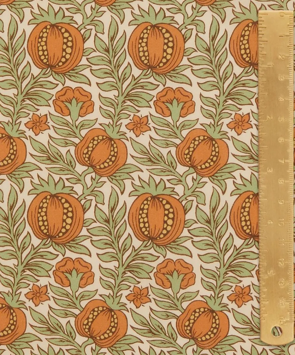 Liberty Fabrics Tana Lawn™ Cotton^Pomegranate Leaf Tana Lawn™ Cotton