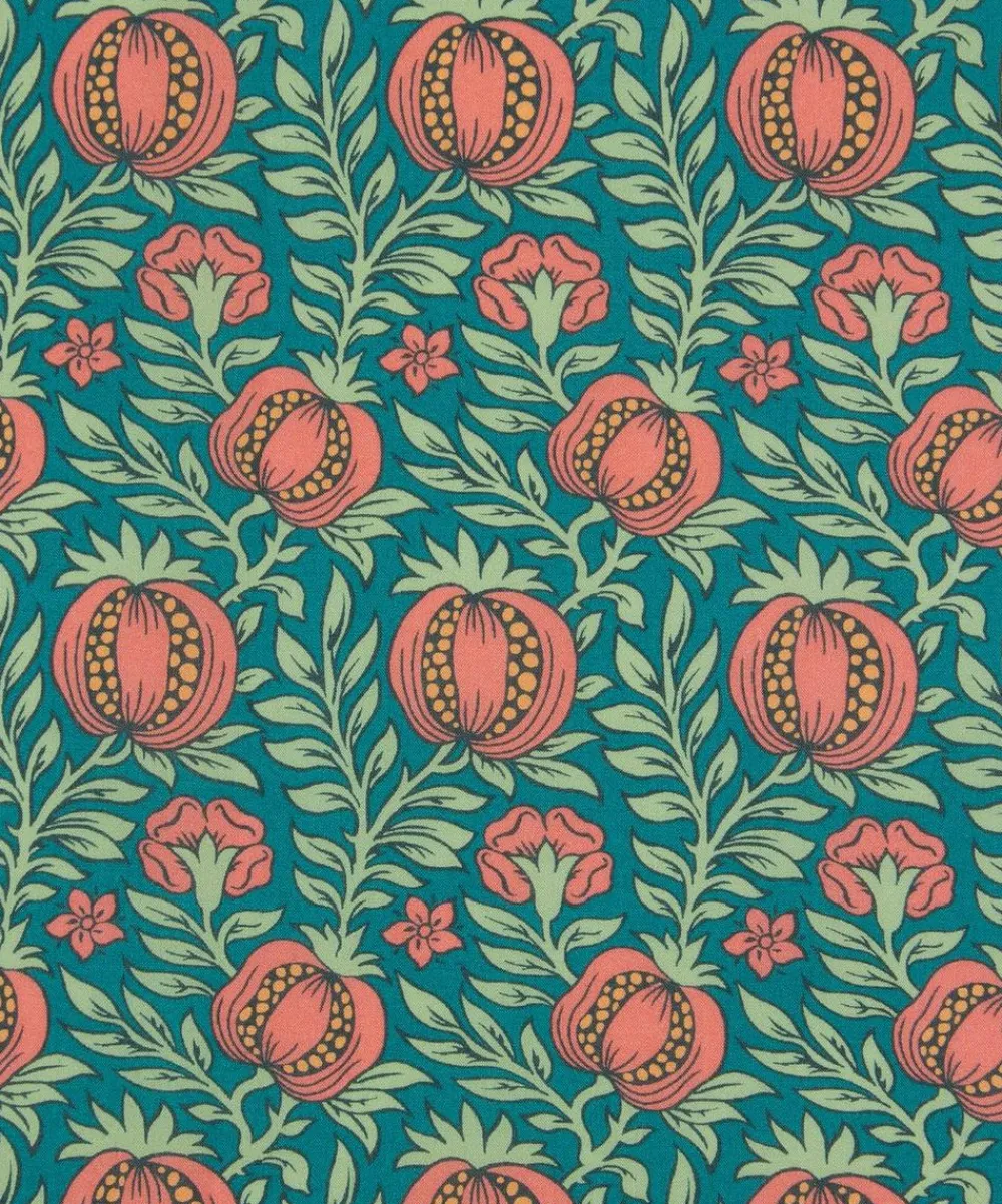 Liberty Fabrics Tana Lawn™ Cotton^Pomegranate Leaf Tana Lawn™ Cotton