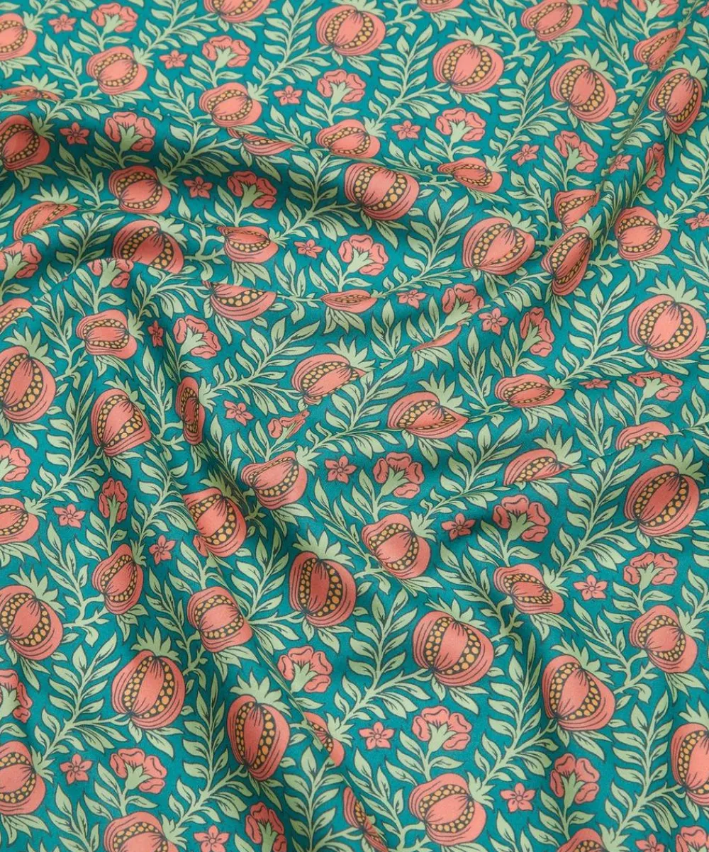 Liberty Fabrics Tana Lawn™ Cotton^Pomegranate Leaf Tana Lawn™ Cotton