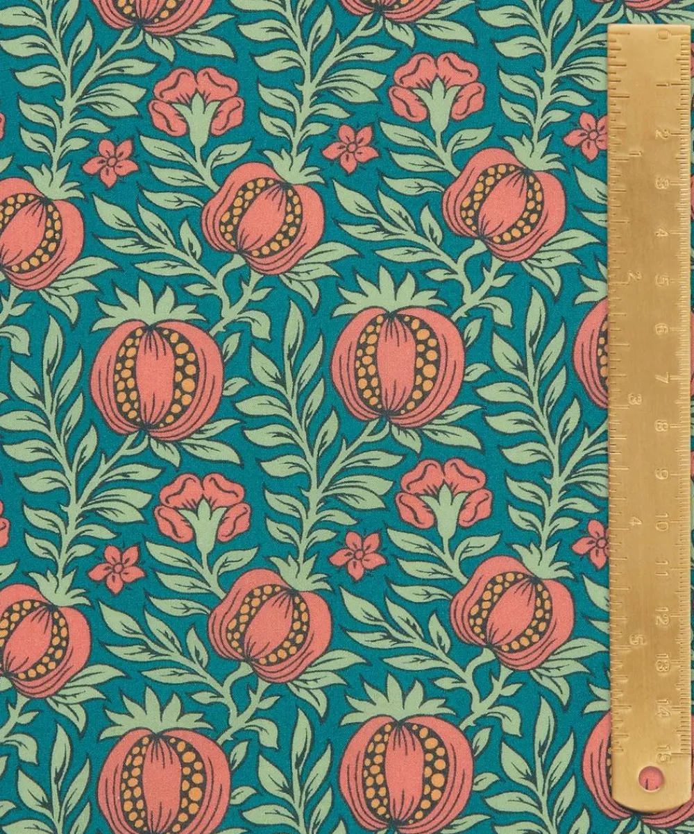 Liberty Fabrics Tana Lawn™ Cotton^Pomegranate Leaf Tana Lawn™ Cotton