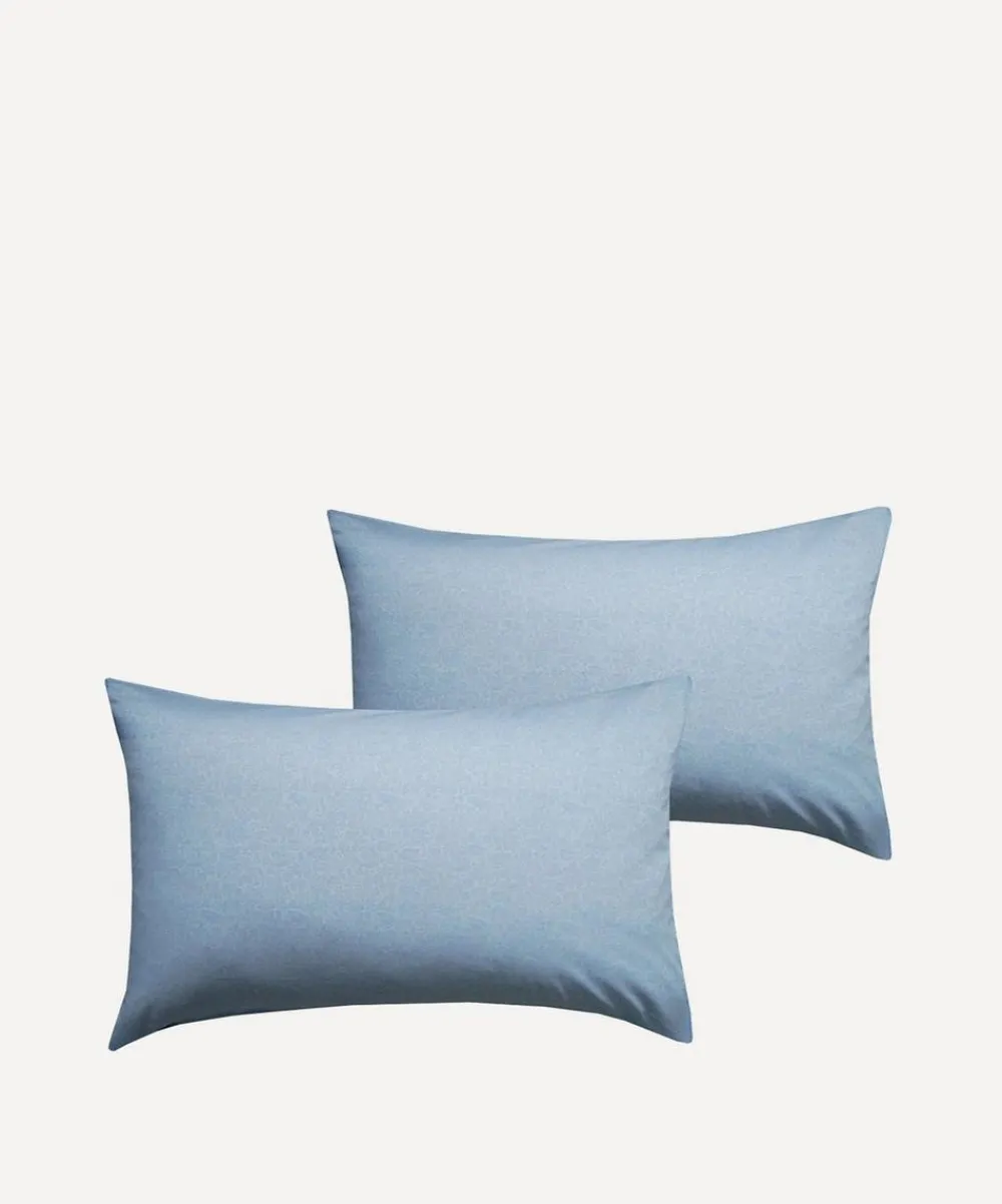 Coco & Wolf Bedding^Poppy Day Tana Lawn™ Cotton Pillowcases Set of Two