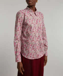 Liberty Tops^Poppy Forest Fitted Tana Lawn™ Cotton Shirt