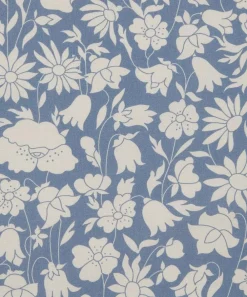 Liberty Interiors Furnishing Fabrics^Poppy Grace Cotton in Flax Flower