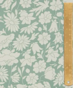 Liberty Interiors Furnishing Fabrics^Poppy Grace Cotton in Salvia