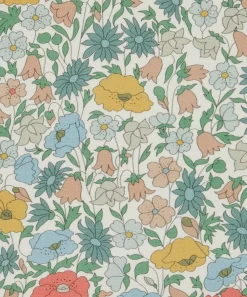 Liberty Interiors Furnishing Fabrics^Poppy Meadowfield Cotton in Lichen