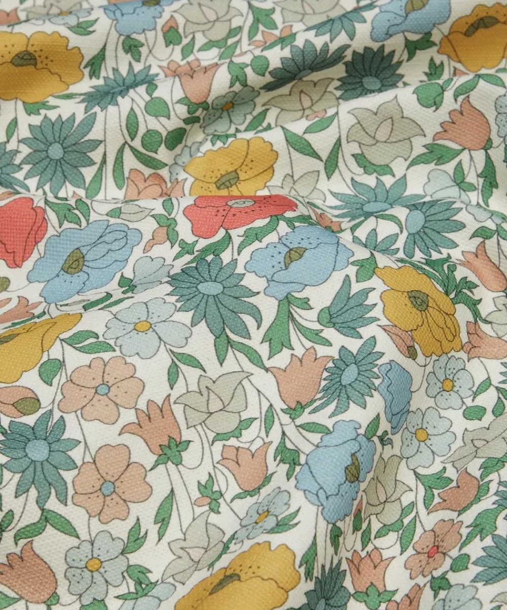 Liberty Interiors Furnishing Fabrics^Poppy Meadowfield Cotton in Lichen