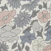 Liberty Interiors Furnishing Fabrics^Poppy Meadowfield Cotton Sateen in Pewter