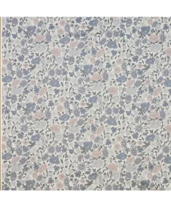 Liberty Interiors Furnishing Fabrics^Poppy Meadowfield Cotton Sateen in Pewter