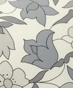 Liberty Interiors Furnishing Fabrics^Poppy Meadowfield Cotton Sateen in Pewter