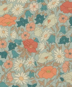 Liberty Interiors Furnishing Fabrics^Poppy Meadowfield Cotton in Bullfinch