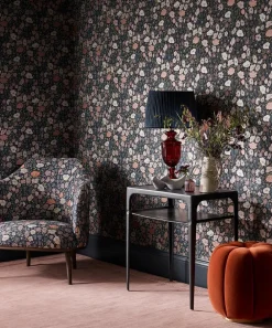 Liberty Interiors Furnishing Fabrics^Poppy Meadowfield Landsdowne Linen in Pewter
