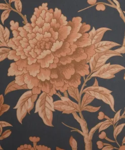 Liberty Interiors Wallpaper^Porcelain Trail in Ink