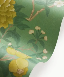 Liberty Interiors Wallpaper|Wallpaper^Porcelain Trail in Jade