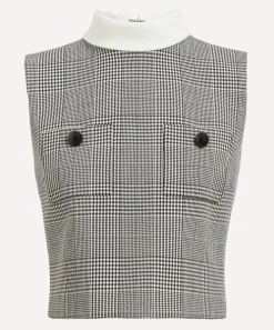 Self-Portrait Tops^Prince of Wales Check Top