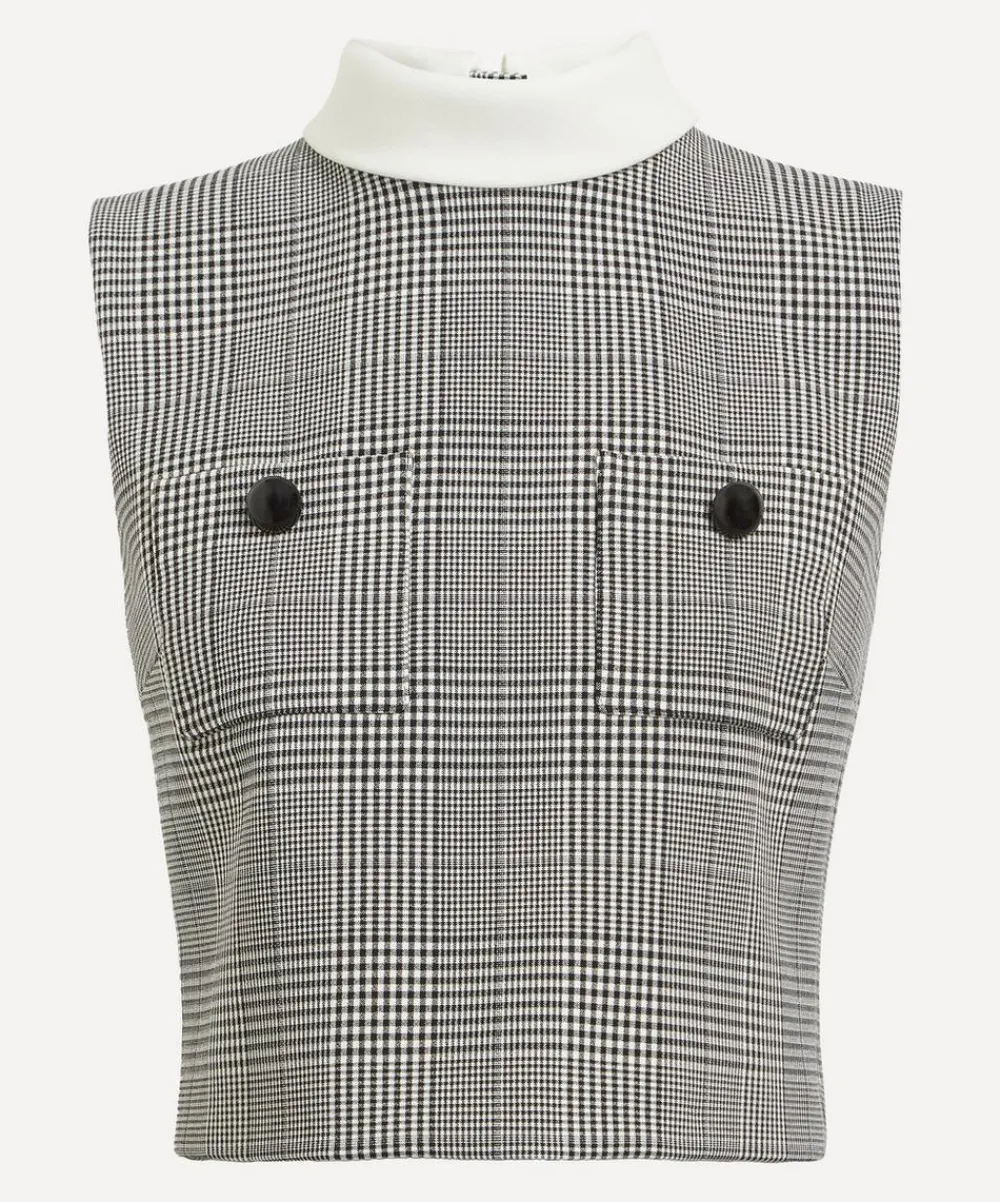 Self-Portrait Tops^Prince of Wales Check Top