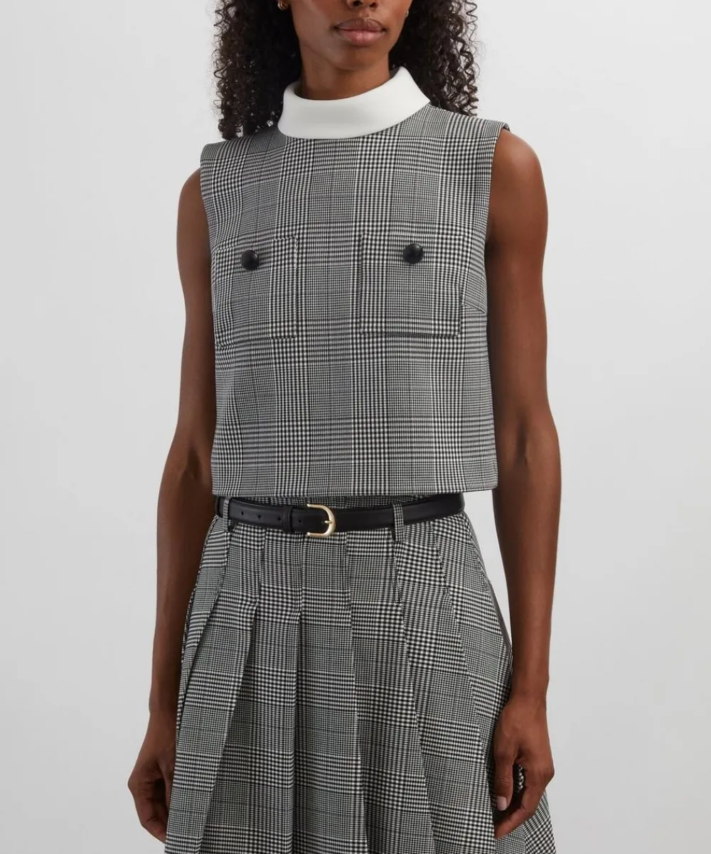 Self-Portrait Tops^Prince of Wales Check Top