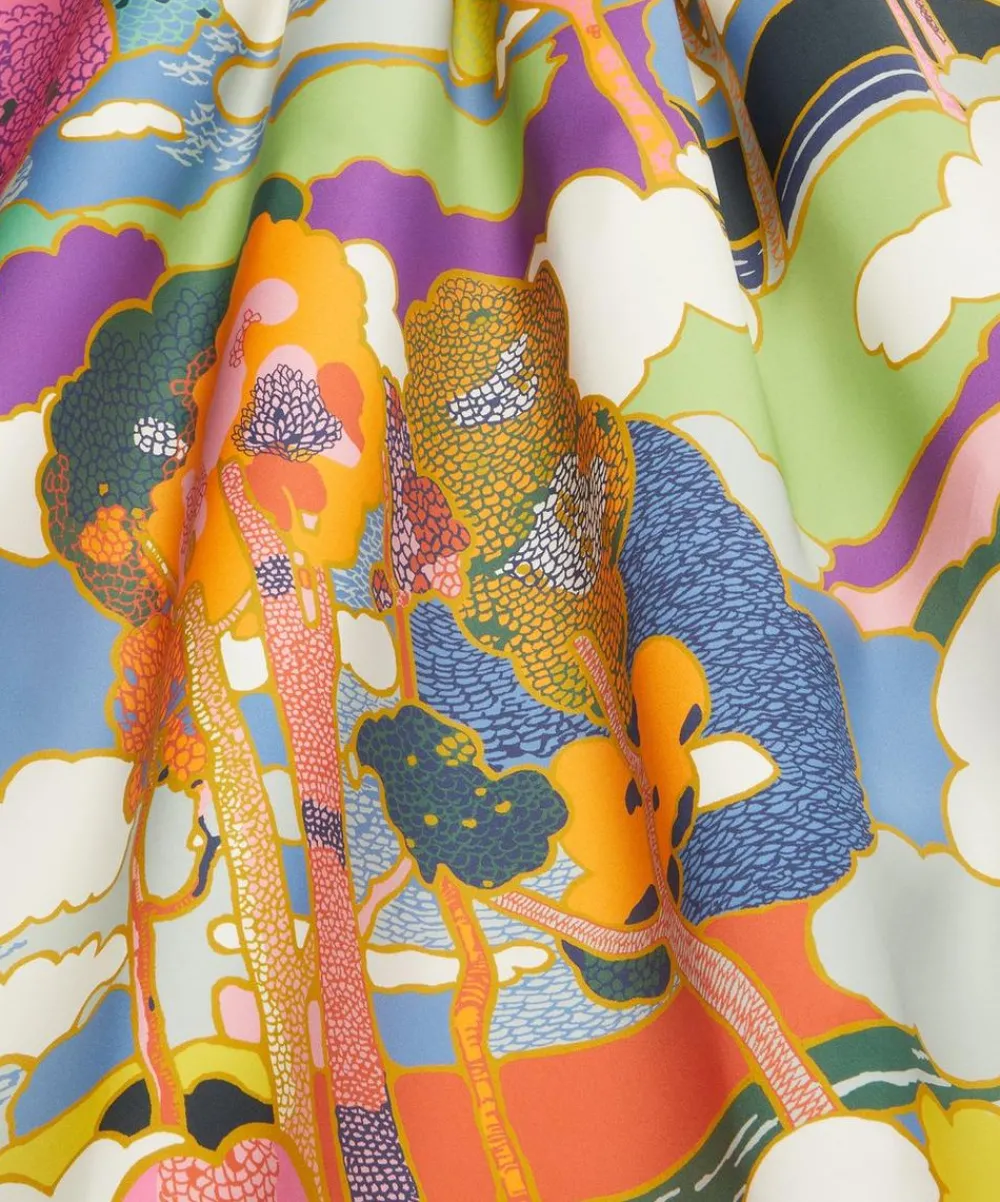 Liberty Fabrics Monument Twill|Classic Silks^Prospect Place Silk Twill