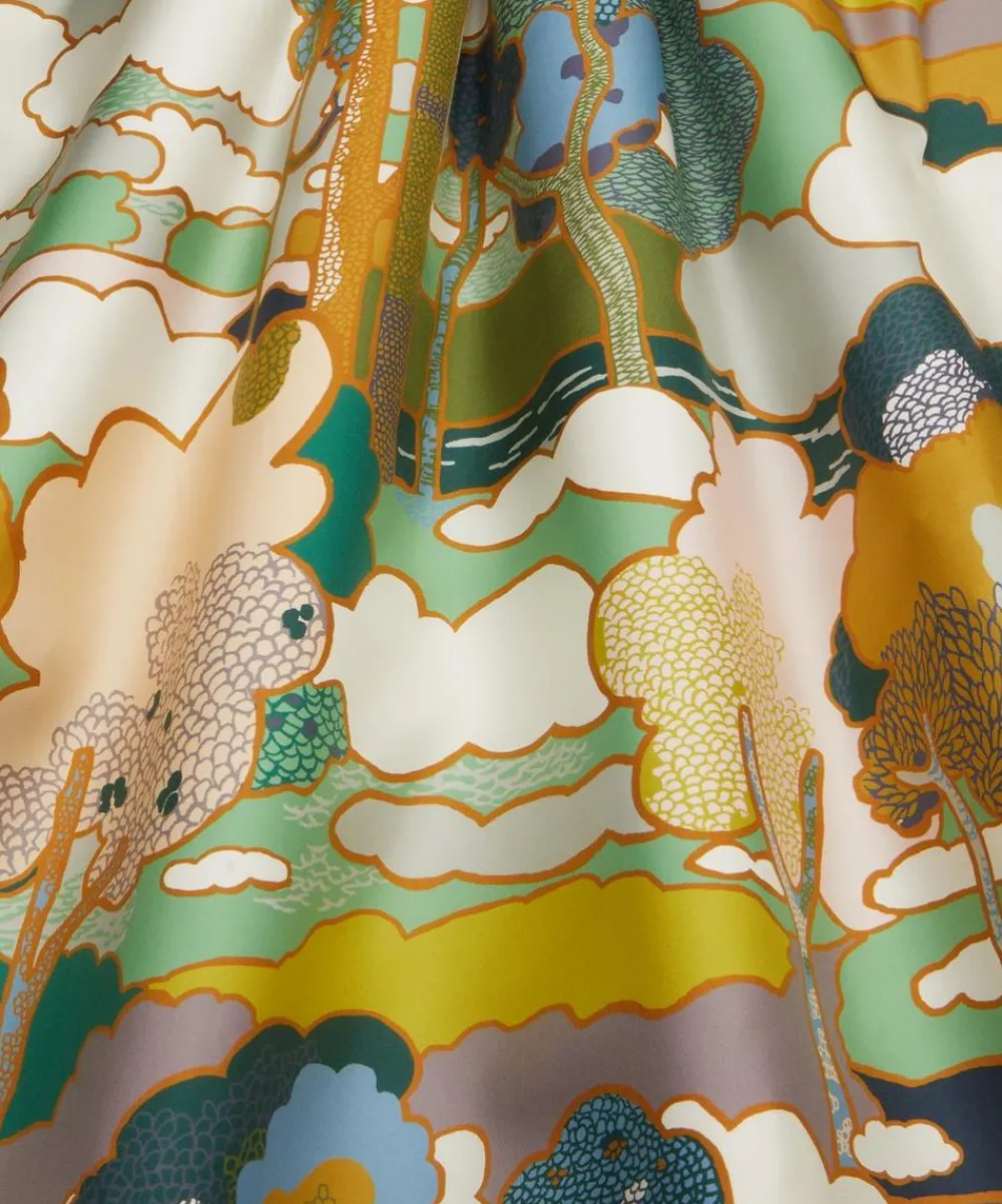 Liberty Fabrics Monument Twill|Classic Silks^Prospect Place Silk Twill