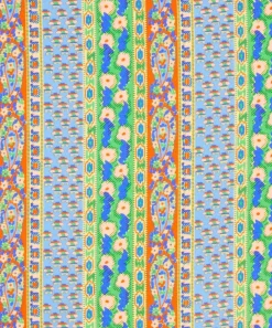 Liberty Fabrics Silk Satin^Prospect Stripe Silk Satin