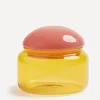 &Klevering Glass & Drinksware^Puffy Yellow Jar