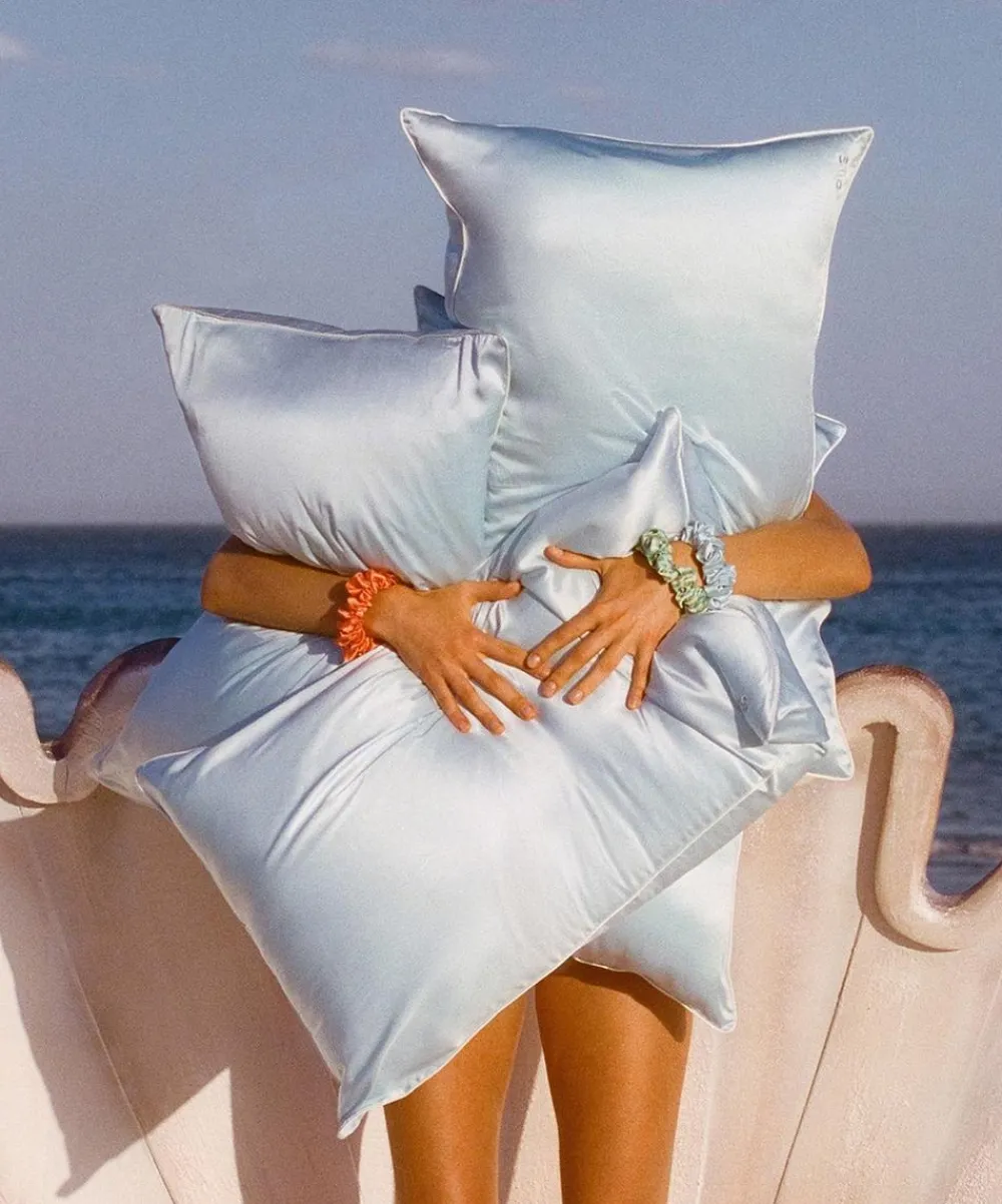 Slip Wellness^Queen Silk Seabreeze Pillowcase