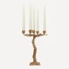 House of Hackney Candles & Candle Holders^Quercus Brass Candelabra