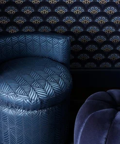 Liberty Interiors Furnishing Fabrics^Quill Weave Yarn Jacquard in Lapis