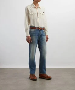 Nudie Jeans Jeans^Rad Rufus Summer Shadow Straight-Leg Jeans