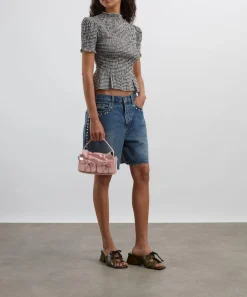 Reformation Trousers & Shorts^Raye Mid-Rise 6” Relaxed Jean Shorts