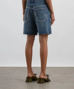 Reformation Trousers & Shorts^Raye Mid-Rise 6” Relaxed Jean Shorts