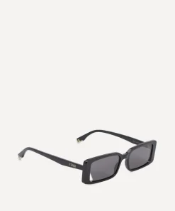 Fendi Sunglasses & Glasses^Rectangle Black Acetate Sunglasses