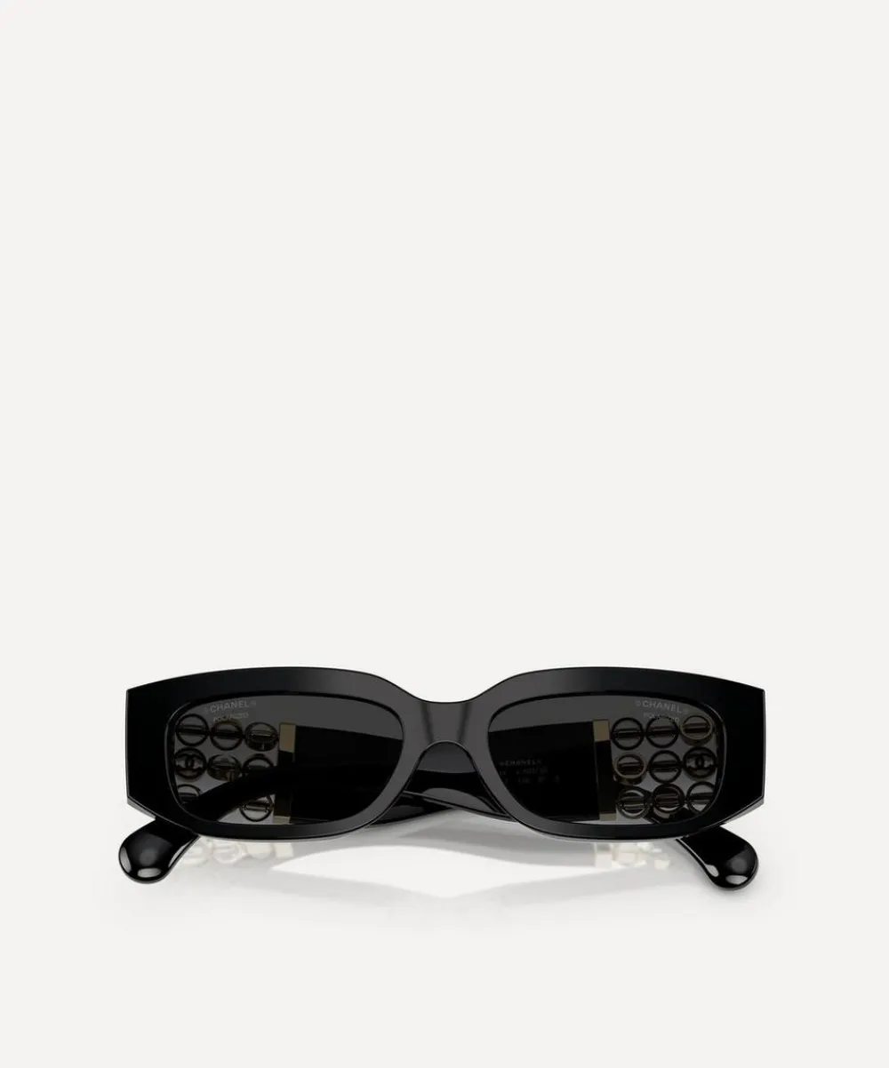 CHANEL Sunglasses & Glasses^Rectangle Sunglasses