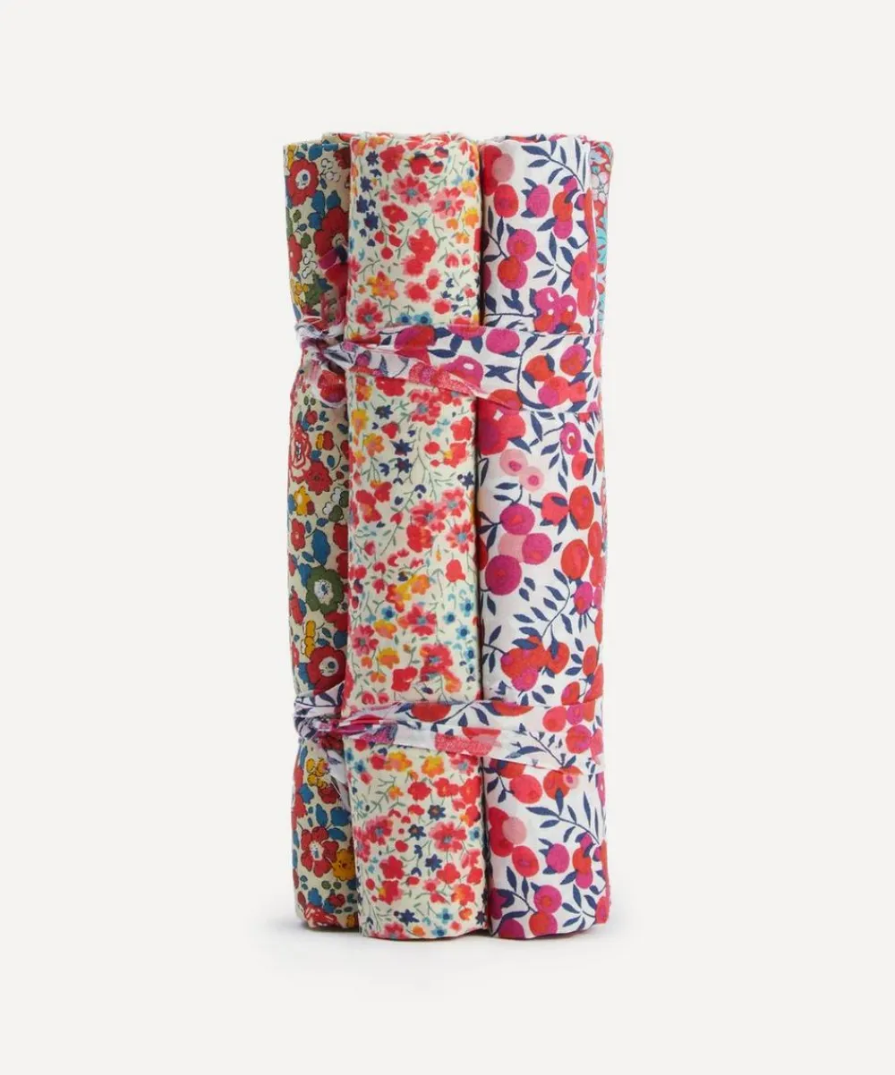 Liberty Fabrics Tana Lawn™ Cotton^Red Tana Lawn™ Cotton Fabric Bundle Two Metres
