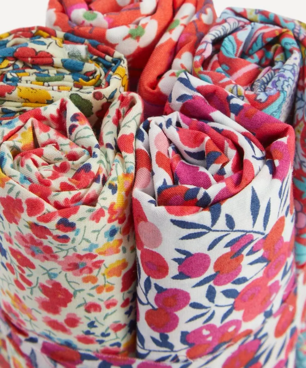 Liberty Fabrics Tana Lawn™ Cotton^Red Tana Lawn™ Cotton Fabric Bundle Two Metres