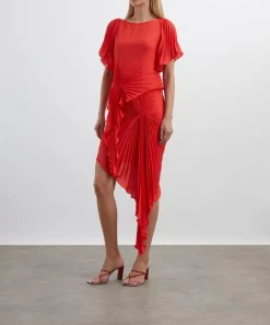 Georgia Hardinge Dresses^Red Waterfall Dress