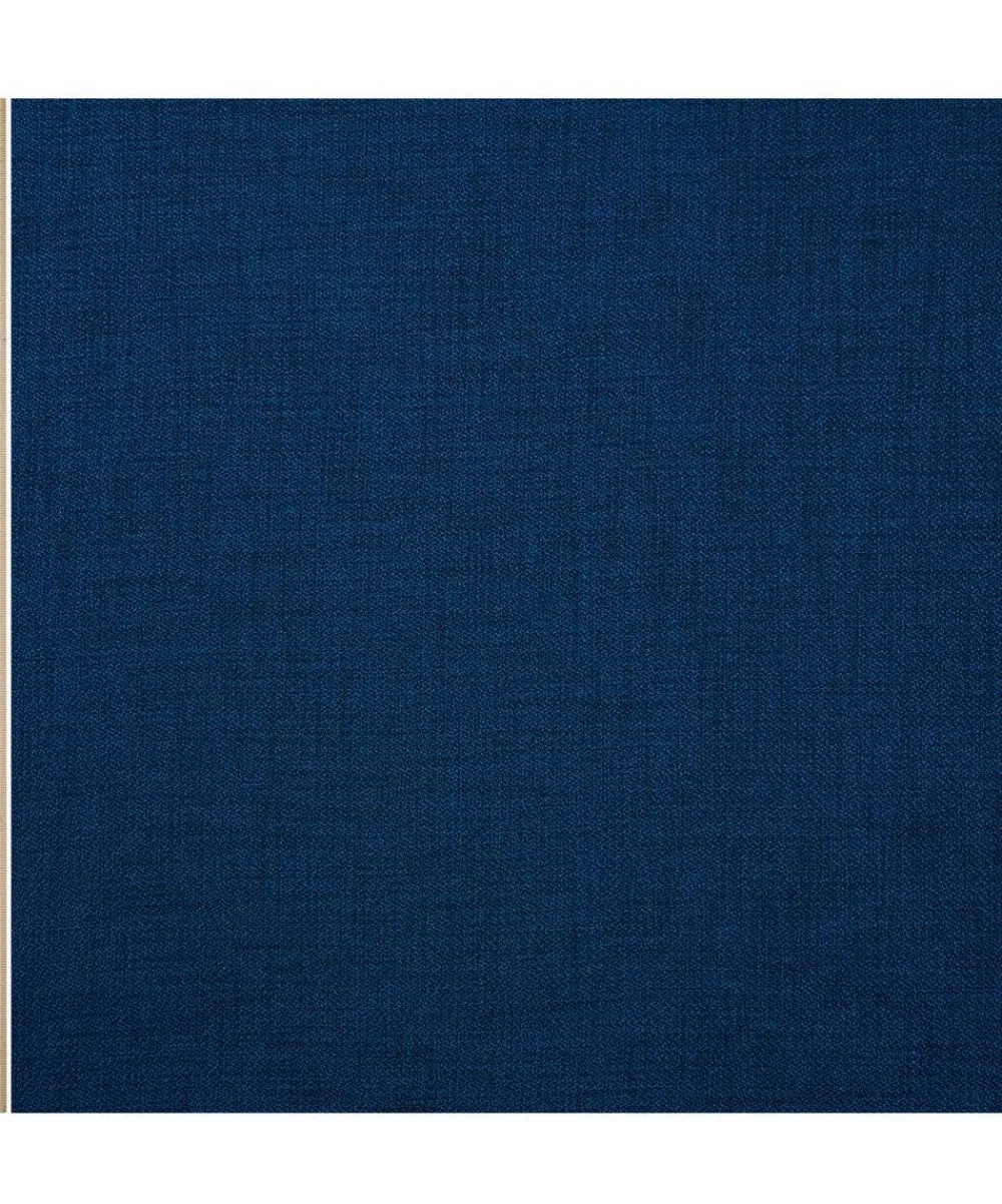 Liberty Interiors Furnishing Fabrics^Reef Plain Lloyd in Lapis – Outdoor