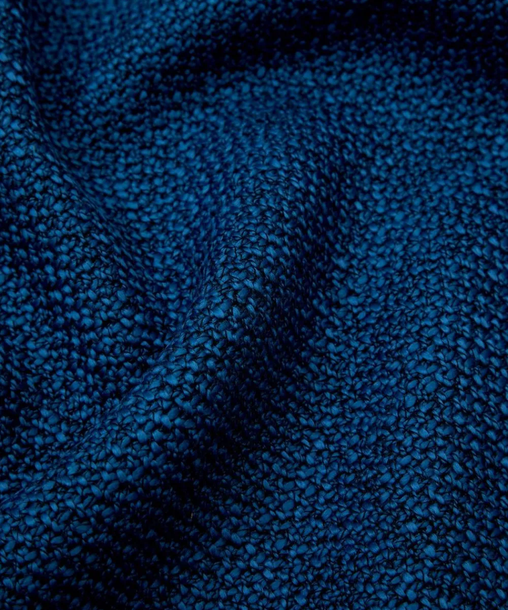 Liberty Interiors Furnishing Fabrics^Reef Plain Lloyd in Lapis – Outdoor