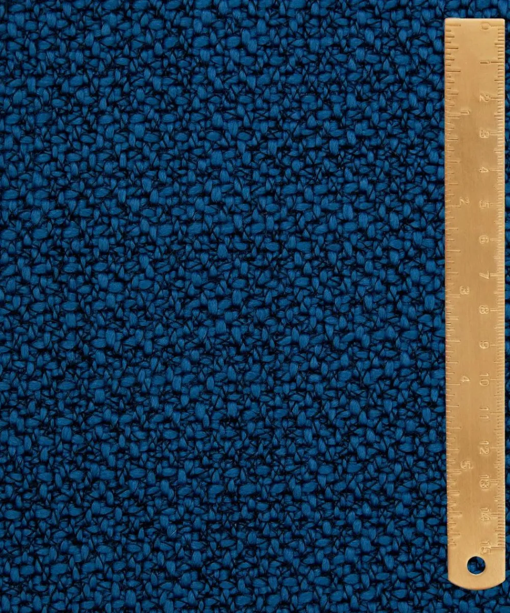 Liberty Interiors Furnishing Fabrics^Reef Plain Lloyd in Lapis – Outdoor