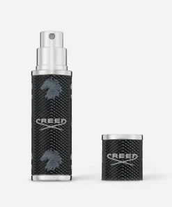 Creed Womens Perfume^Refillable Black Leather Travel Atomiser 5ml
