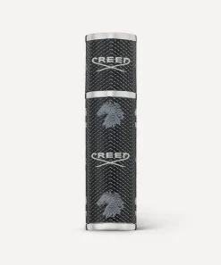 Creed Womens Perfume^Refillable Black Leather Travel Atomiser 5ml