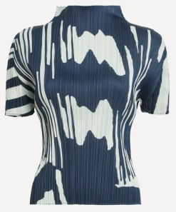 Pleats Please Issey Miyake Tops^REFRACTION Pleated Top