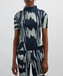 Pleats Please Issey Miyake Tops^REFRACTION Pleated Top
