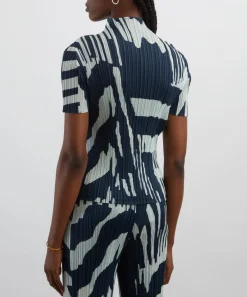 Pleats Please Issey Miyake Tops^REFRACTION Pleated Top