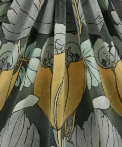 Liberty Interiors Furnishing Fabrics^Regency Tulip Wellington Velvet in Pewter Dark